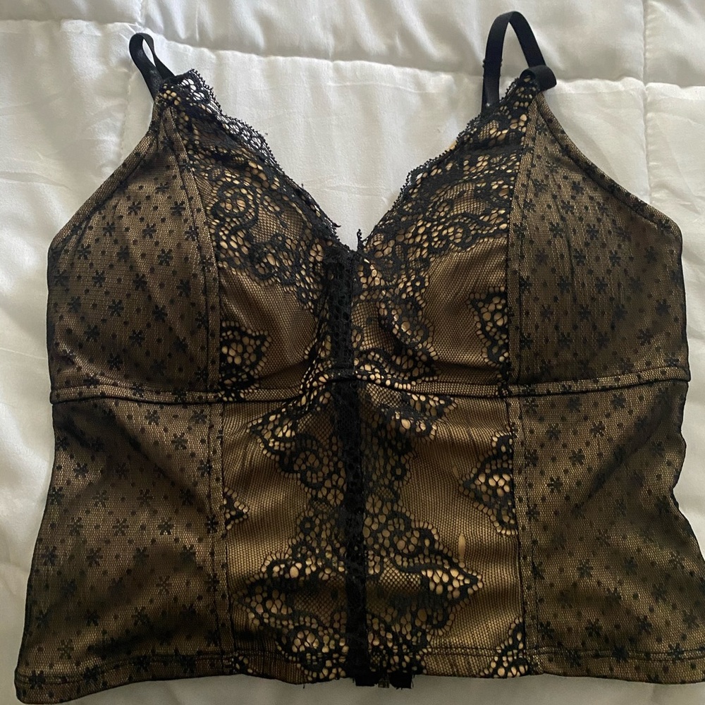 Bustier crop top
